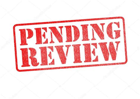 PENDING REVIEW Stamp — Stock Photo © chrisdorney #21538099