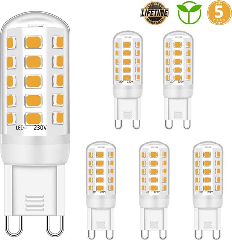 G9 LED Bulb Dimmable 4W Equivalent to 28W 30W 40W Halogen Bulbs, G9 Led ...