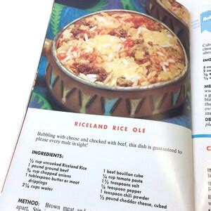 Riceland Rice Riceland Cook Book Riceland Recipes Rice Cook - Etsy