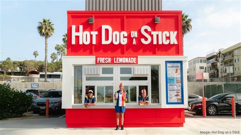 Hot Dog on a Stick reopens original Muscle Beach store - L.A. Business ...