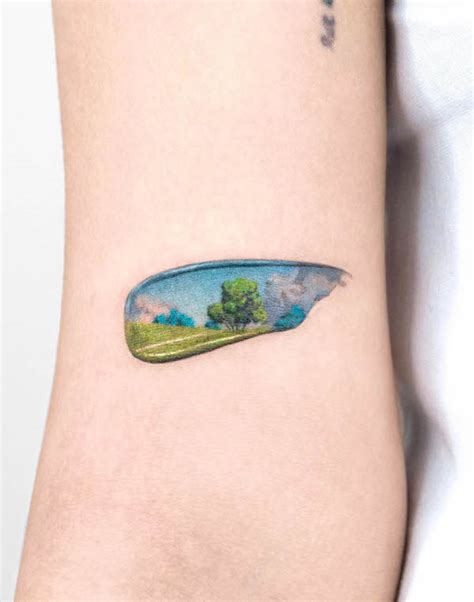 "Earth's Artistry Revealed: 43 Extraordinary Landscape Tattoos Infused with Personal ...