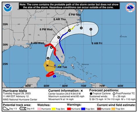 Hurricane Idalia hits South Georgia with high winds, heavy rain