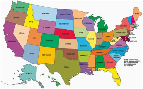 Printable Map of USA - Free Printable Maps