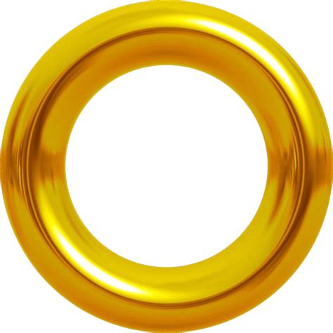 Gold sonic ring png hd transparent png