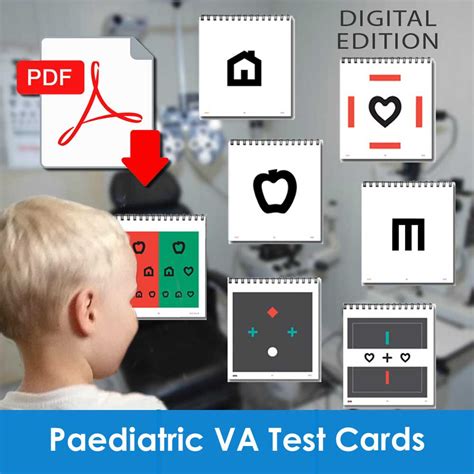 Paediatric Visual Acuity Test Cards | Hanks Eye Charts