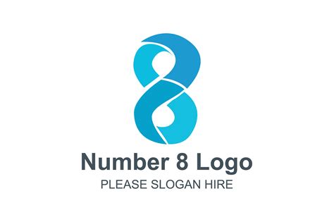 Number 8 Logo Graphic by Guardesign · Creative Fabrica