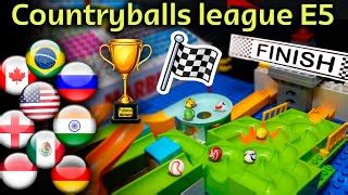 Marble Race: CountryBalls League 5th stage - World Cup Fubeca 2023 by @Fubeca's Marble Runs - eDayFm