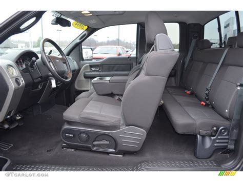 Black/Medium Flint Interior 2004 Ford F150 FX4 SuperCab 4x4 Photo #77962522 | GTCarLot.com