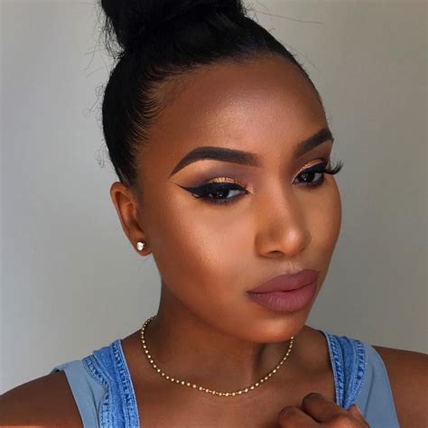 《Pinterest》: @Isata1935 ♡ | Brown skin makeup, Brown girls makeup ...