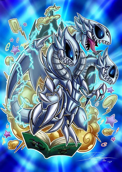 Blue Eyes Toon Ultimate Dragon by Kraus-Illustration on DeviantArt | Yugioh dragon cards, Yugioh ...