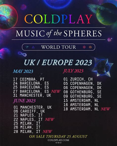 Coldplay 2024 Tour Usa - Elsa Nolana