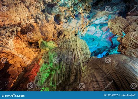 Ha Long Bay Caves Vietnam stock image. Image of asia - 106146077