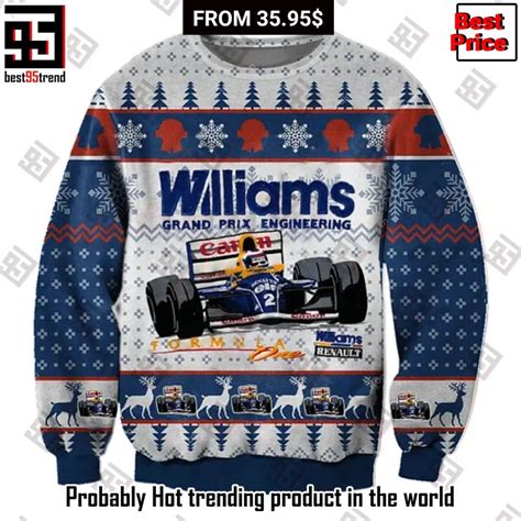 ROTHMANS Racing Printed Christmas Sweater - Best95trend.com