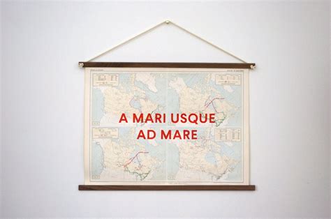 Map Painting Atlas of Canada: A Mari Usque Ad Mare