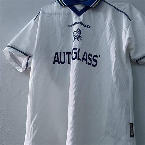 Chelsea white 1990 kids shirt Size 12/13 Great... - Depop