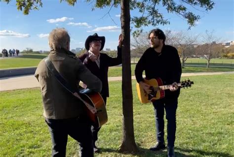 Nothing to see here, just Jim Irsay leaning on a tree, singing some Bob ...