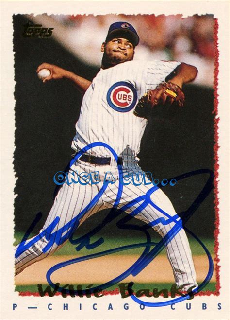 Once a Cub: Signature Saturday - Willie Banks