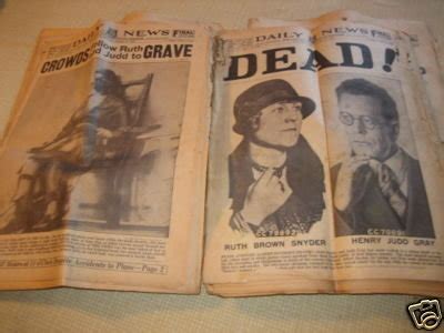 RUTH SNYDER & JUDD GRAY NY NEWSPAPERS 1927 & 1928 | #39620201