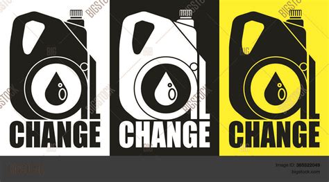 Car Oil Change Logo Vector & Photo (Free Trial) | Bigstock