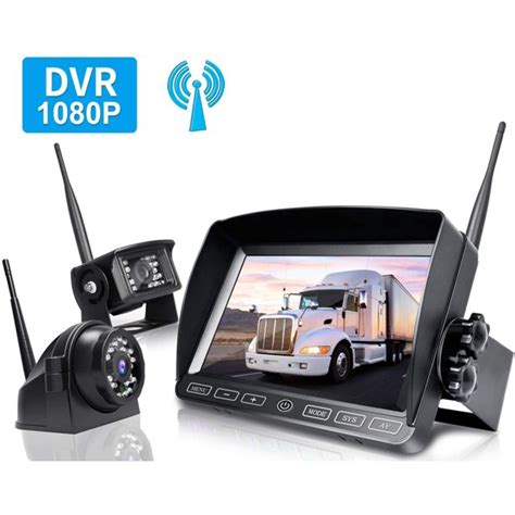 ZEROXCLUB Digital Wireless Backup Camera System Kit,HD1080P Wireless Reverse Rear Side View ...