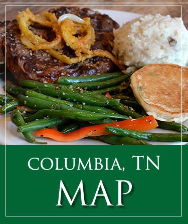 Columbia TN Map - Destination Tours