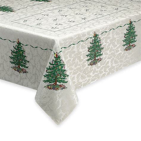 Spode Christmas Tree 60-Inch X 120-Inch Oblong Tablecloth in 2021 | Christmas table cloth, Spode ...