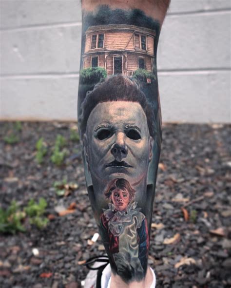 ~Halloween~ | Michael myers tattoo, Movie tattoos, Halloween tattoos