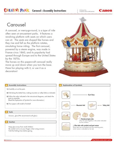 Carousel: Assembly Instructions | PDF | Carousel