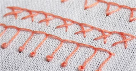 Buttonhole stitch Lesson 2: variations - Stitch Floral