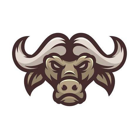 Premium Vector | Buffalo - vector logo/icon illustration mascot