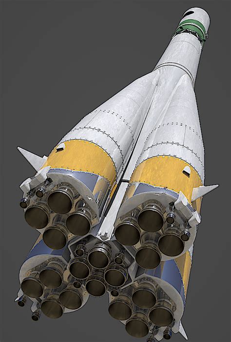 R-7 Rocket Semyorka Vostok 3D Model $59 - .obj .fbx .blend - Free3D