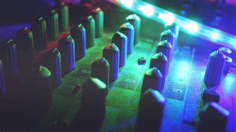 Mixing Console Beside Led Lights · Free Stock Photo
