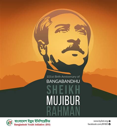 Social Media Banner Design For - 101st Birth Anniversary of Bangabandhu ...