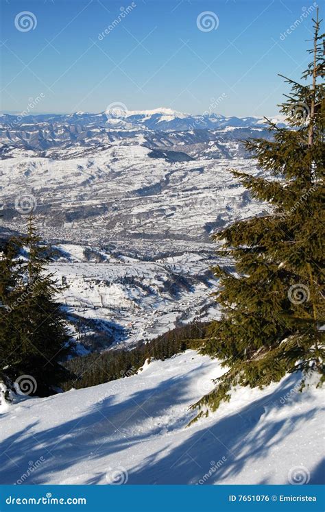 Maramures in winter time stock photo. Image of carpathian - 7651076