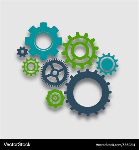 Cog wheel Royalty Free Vector Image - VectorStock