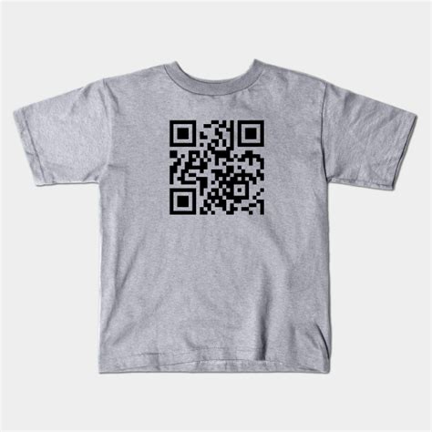 Rick Roll QR Code - Rick Roll - Kids T-Shirt | TeePublic