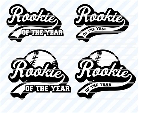 Rookie of the Year SVG Bundle Sports SVG Files for Cricut - Etsy | Svg ...