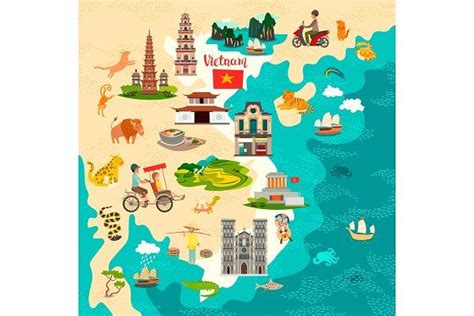 Vietnam map and Vietnam set art | Vietnam map, How to draw hands, Map