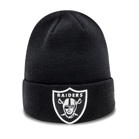 Men's/Women's American Football Knit Hat NFL - Raiders Black NEW ERA ...