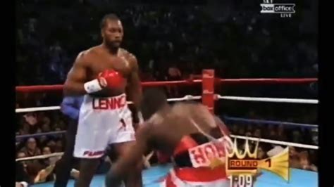 Lennox LEWIS vs Hasim RAHMAN 2 - ONE PUNCH KNOCKOUT - Revenge | Lennox ...