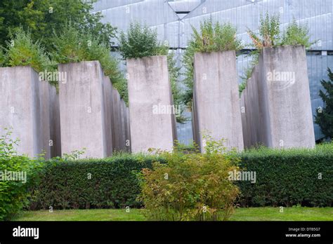 Berlin, Germany, the Jewish Museum in Berlin- the Garden of Exile Stock ...