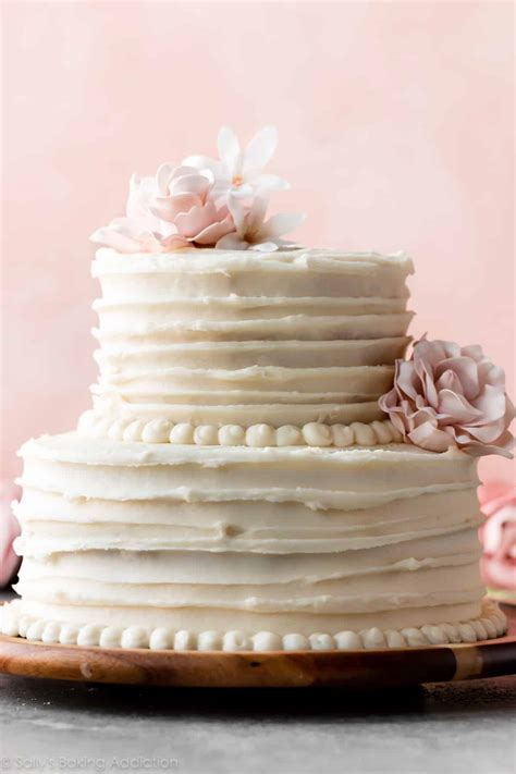 Simple Homemade Wedding Cake Recipe - Sally's Baking Addiction