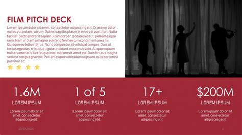 Pitch Deck Template for Film | Free PowerPoint Template