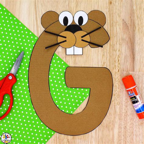 Letter G Groundhog Craft