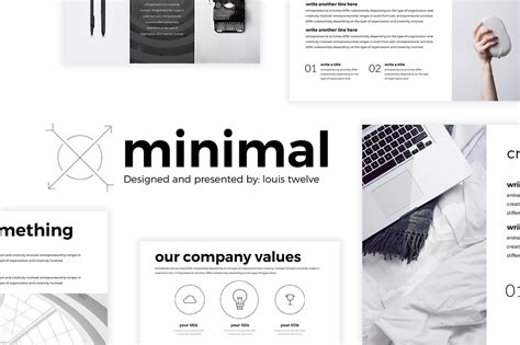 The TOP 27 Free Minimal PowerPoint Templates 2019
