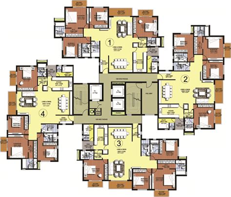 Cluster House Floor Plan - floorplans.click