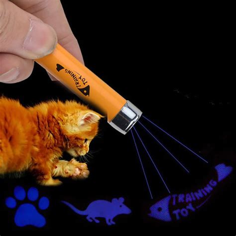 Cat Laser Pointer Pen Interactive Toy With Bright Animation Mouse | Cat ...