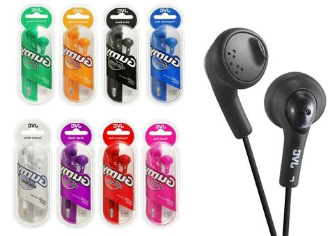 JVC Gumy HA-F160 In-Ear Earbuds Headphones Gummy Headset