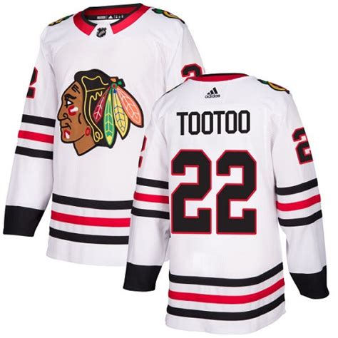 Chicago Blackhawks #22 Jordin Tootoo Away White Authentic Premier Jersey