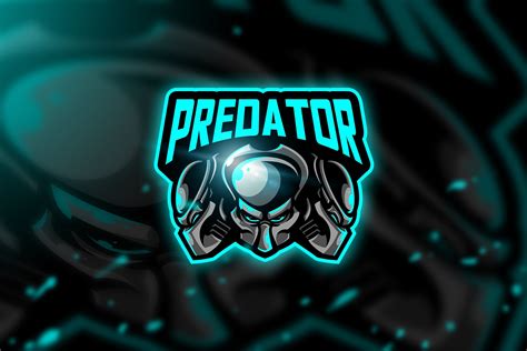 Predator blue - Mascot & Esport Logo | Predator, Logo character, Mascot